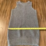 Brochu Walker  WOOL CASHMERE ADIA TUNIC sleeveless SWEATER mini DRESS Slate GRAY Photo 6