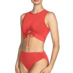 Robin Piccone NWT AUBREY TANK-AVA Red Women's Swim Top Size Large Photo 0