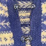 Vintage 90s Norwegian Wool Fair Isle Cardigan Unisex Norway Size M Photo 2