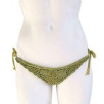 🔃Green Crochet String Bikini Swimsuit Bottom Photo 0