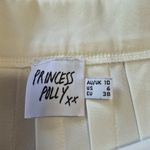 Princess Polly  White Pleaded Mini Skirt Size 6 Photo 5