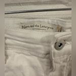 Pilcro and the Letterpress Anthropologie Pilcro Slim Boyfriend White Denim Shorts 27 EUC Photo 4