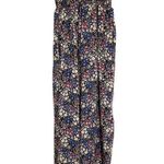 Honey and Rosie Black Multicolor Floral Sleeveless Playsuit Jumpsuit Medium Photo 1
