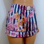 Victoria's Secret Victoria’s Secret Floral Striped Satin Sleep Pajama Shorts Photo 4