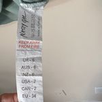 Nasty Gal  Green Ribbed Crewneck Cropped T-Shirt Size 2 Photo 3