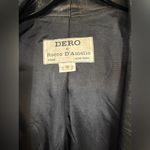 DERO by Rocco D’Amelio Black Genuine Leather Blazer Jacket Women’s Size M Size M Photo 2