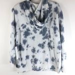 Caslon  Womens Hoodie Pullover Oversized Pockets Tie Dye Gray White Size S Photo 1