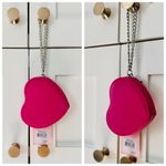 Juicy Couture  Crystal Crush Heart Zip Wristlet Clutch, Raspberry Tart Photo 4