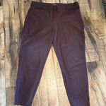 Maurice's Maurice’s Purple Lilac Stretch High Rise Pixie Pants Junior 13 14 Work Business Photo 1