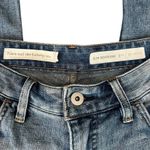 Pilcro Anthropologie Women’s Slim Boyfriend Red Tassel Cropped Jeans Size 27 P Photo 3