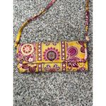 Vera Bradley  Bali Gold Floral Geometric Clutch Shoulder Bag Photo 6
