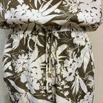 Ralph Lauren Lauren Neila Printed Sleeveless V-Neck Jumpsuit Size 4 Cargo Style Photo 8