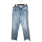 Pistola Cassie High Rise Straight Crop Jeans Baja Distressed Size 28 Photo 9
