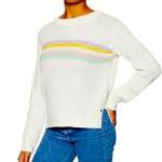 Roxy  sweater with stripes size large Photo 0