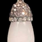 Anthropologie #404  White Stone Drop earrings Photo 0