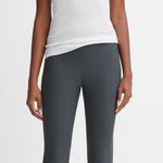 Vince  Stitch Front Seam Ponte Legging Dark Grey Small Photo 0