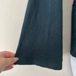 OGL Ruched Bell Sleeve Boat Neck Brami Padded Top Shirt L Large New Forest Green Photo 4