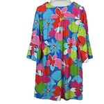 Jude Connally Colorful Floral 3/4 Bell Sleeve Kerry Dress Pockets ‎ Size MEDIUM Photo 3