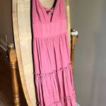 Altar'd State Altar’d State Pink Red Maxi Dress Photo 2