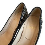 Christian Louboutin Daffodile Platform Pumps Heels Panama Geometrico Size 39 Photo 15
