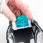 P448  John Sparkle Glitter Skateboard Shoes Sneakers Black 37 / 7 Photo 1