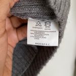 Brandy Melville Gray Ribbed Cropped Sweater Photo 2