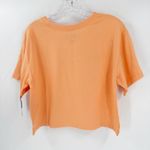 Champion NWT Logo Orange Spellout Cropped Tee Photo 3