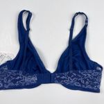 Flirtitude Lace Bralette Bra Size M Blue Photo 4