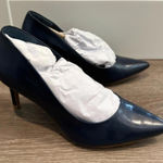 Alfani  Step 'N Flex Jeules Leather Pump Heels NAVY BLUE Size 6.5 M Photo 0