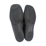 Tacco Italian Black Leather Slip On Comfort Walking Loafers Shoes 8.5 Perforated Photo 6