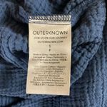 Outerknown  Navy Organic Cotton Tiered Ruffle Sleeve Dress S Cottagecore Photo 3