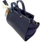 Old Trend Out West Handcrafted Leather Satchel Crossbody New Blue Photo 8