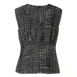 Theory New. black silk top. Photo 6