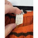 GABRIEL NEW YORK Womens Striped Poncho Sweater Knit Orange Brown Cream Medium Size undefined Photo 2
