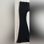 Aerie  Black Waffle Flared Pants Size L Photo 12