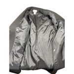 Worthington Vintage Women's Wool Blend Long Trench Top Coat  Black Size 14 Gold Photo 5