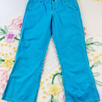 Polo Jeans Co Ralph Lauren Bright Blue Cargo Pants Women's Size 6 Workwear Photo 0