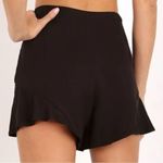 Free People Black Fiona Flutter Short Zip Up Side Size 4 Photo 1