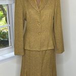 Janique by Kourosh 2 Piece Skirt Set Size 12 Tan Photo 1