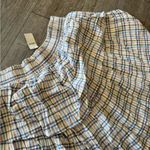 Aerie  ruffle smock plaid skirt ✨ Photo 14
