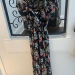 Loft Floral Off-Shoulder Maxi Dress Babydoll Butterfly Y2K Milkmaid Romantic XS Photo 5