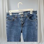 Levi's Women's 505 Straight Leg Dark Blue Denim Jeans Size 8 Short Photo 2