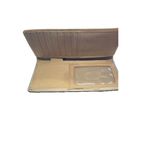 Fossil  Multi Metallic Leather Wallet Checkholder NWT Read Photo 5