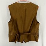Talbots  Tapestry Button Vest Abstract Size 12 Brown Photo 6