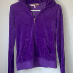 Juicy Couture NWT Purple Velour Hoodie Photo 0