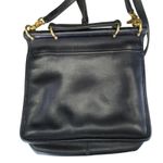 Coach  Vintage Willis Crossbody 9927 Black Leather Lock Flap Shoulder Bag Purse Photo 3