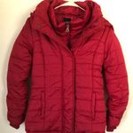 Rampage  Womens Puffer Jacket Size Small Zipped Front Polyester Red Photo 0