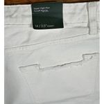 Wild Fable Womens  White Super High Rise Cutoff Jean Shorts Size 14 Inseam‎ 2.5" Photo 4