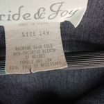 Pride Joy 14W Black Denim Silver Sparkle Top Plus Photo 7