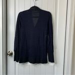 Derek Lam Derek‎ Lam 10 Crosby blue striped mesh button front sweater cardigan size small Photo 1